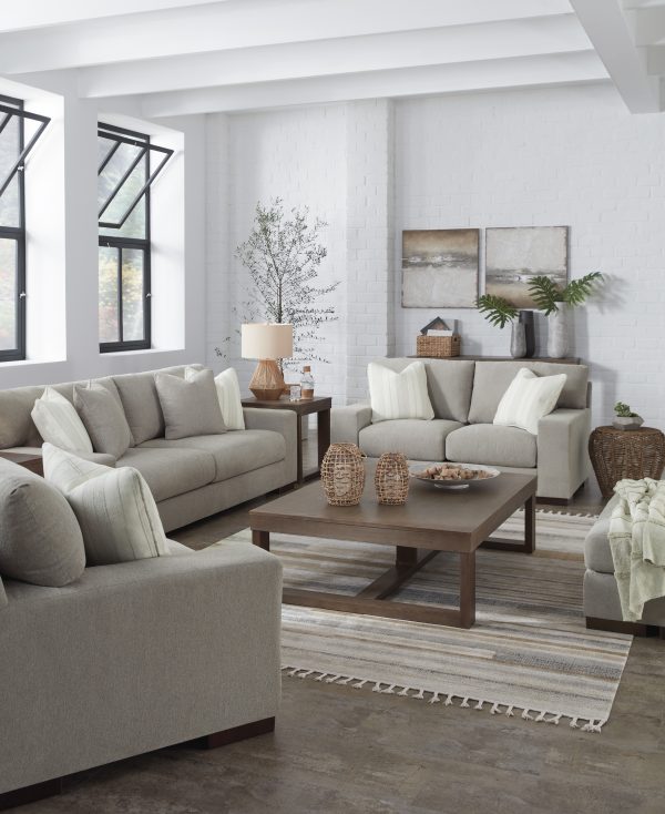 Maggie Sofa By Ashley Signature in Flax