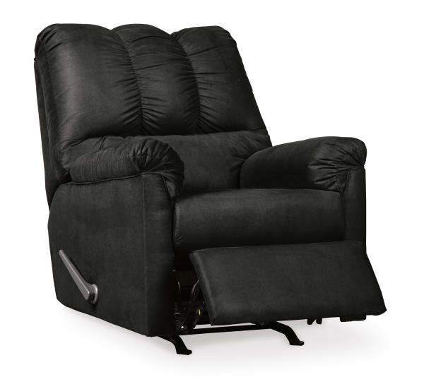 Darcy Sofa, Darcy Loveseat and Recliner in Black By ASHLEY FURNITURE