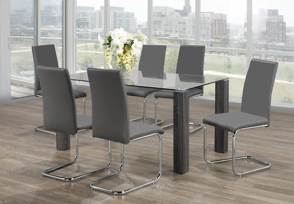 Waller Grey Dining Chair Set of 6