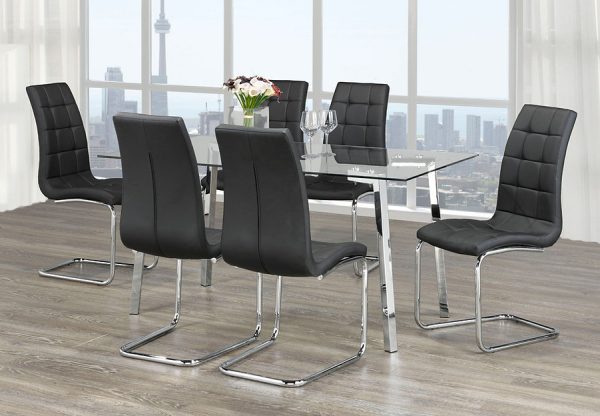 Neal Black Dining Chair Set of 6