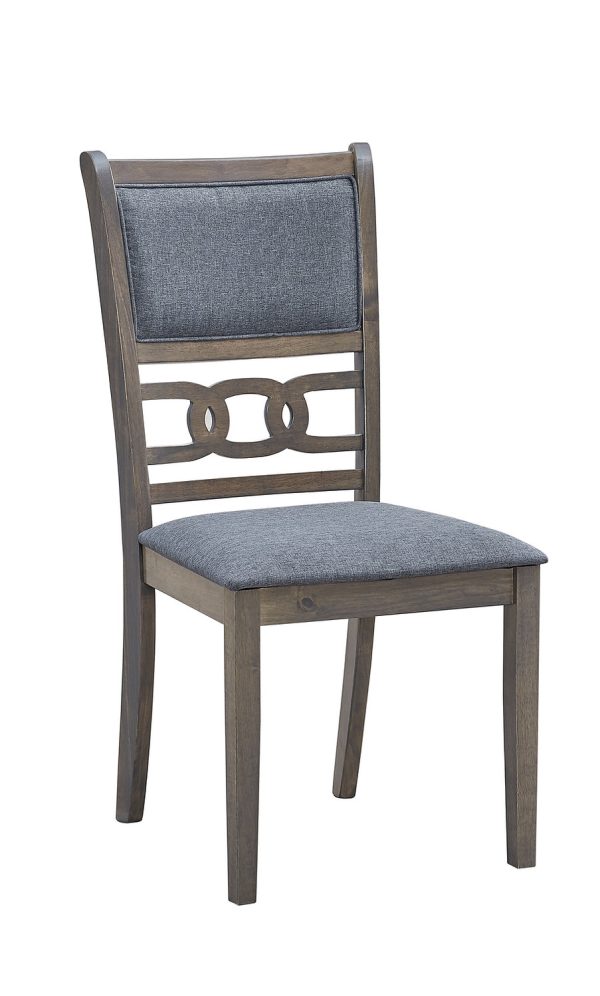 Dunn Grey Chair With Pittman Table 5 Piece Dining Set