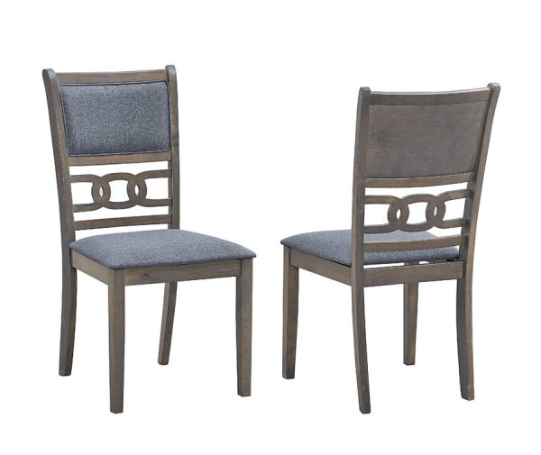 Dunn Grey Chair With Pittman Table 5 Piece Dining Set