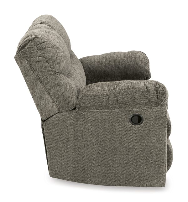 Alphons Putty Reclining Loveseat By Ashley Signature