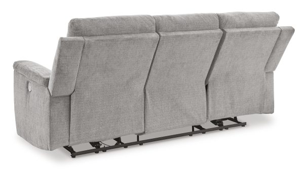 Barnsana Ash Power Reclining Sofa By Ashley Signature