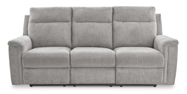 Barnsana Ash Power Reclining Sofa By Ashley Signature
