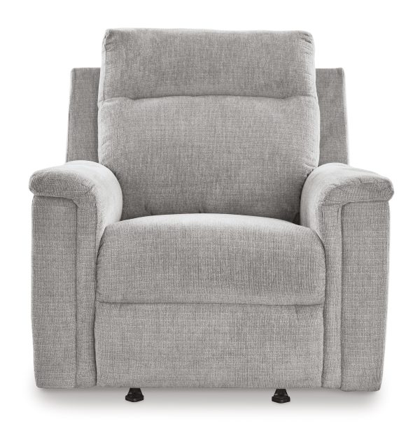 Barnsana Ash Power Rocker Recliner By Ashley Signature