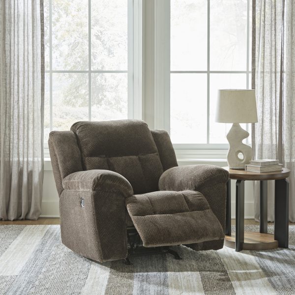 Frohn Chocolate Reclining Living Room Set By Ashley Signature