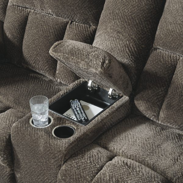 Frohn Chocolate Reclining Living Room Set By Ashley Signature