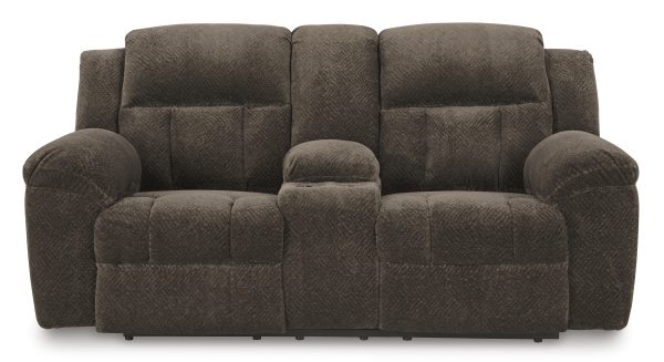 Frohn Chocolate Reclining Living Room Set By Ashley Signature