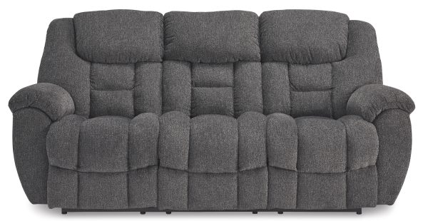 Foreside Charcoal Reclining Living Room Set By Ashley Signature