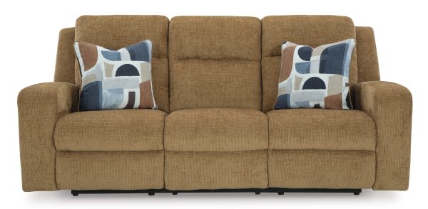 Kanlow Honey Reclining Sofa By Ashley Signature