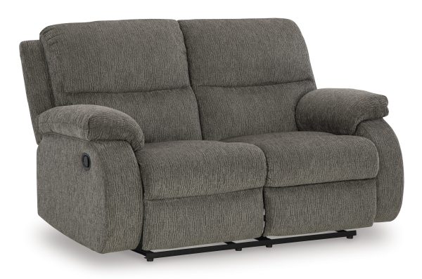 Scranto Brindle Reclining Loveseat By Ashley Signature