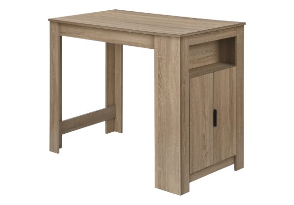 DINING TABLE - 24"X 48" / DARK TAUPE COUNTER HEIGHT