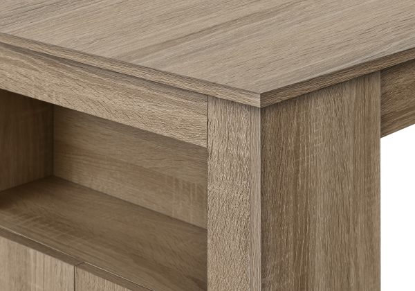 DINING TABLE - 24"X 48" / DARK TAUPE COUNTER HEIGHT