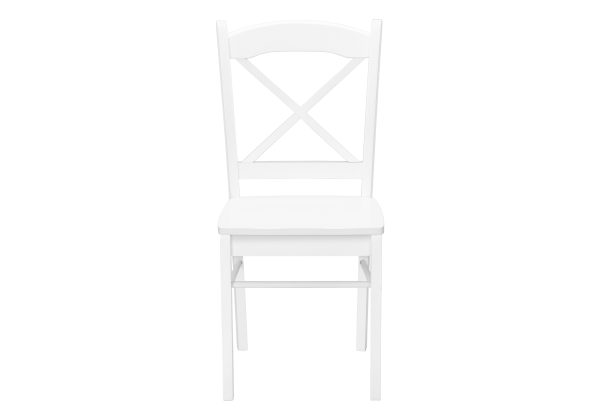 DINING CHAIR - 2PCS / 36"H WHITE