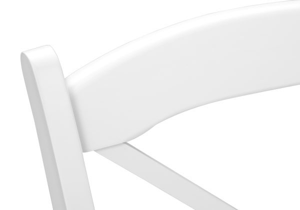 DINING CHAIR - 2PCS / 36"H WHITE