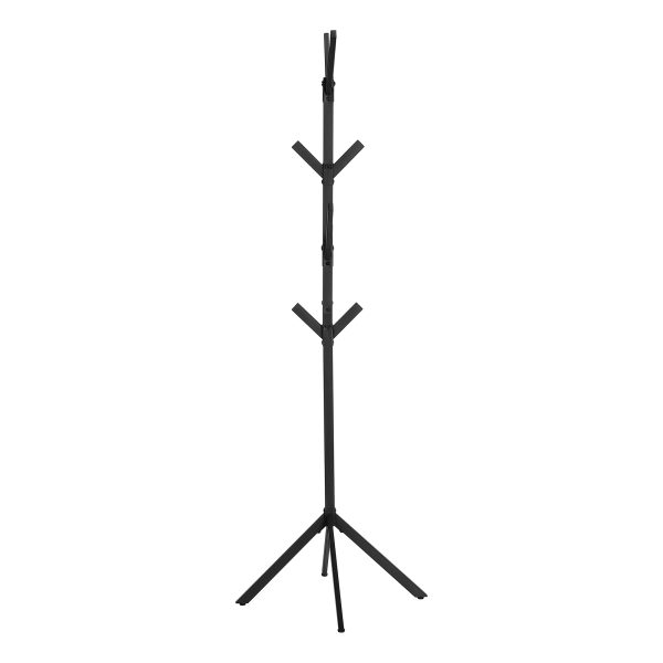 COAT RACK - 70"H / BLACK METAL