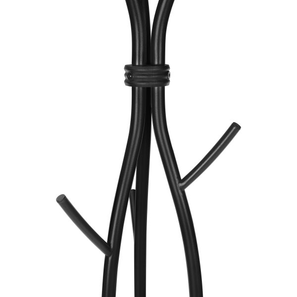 COAT RACK - 74"H / HAMMERED BLACK METAL