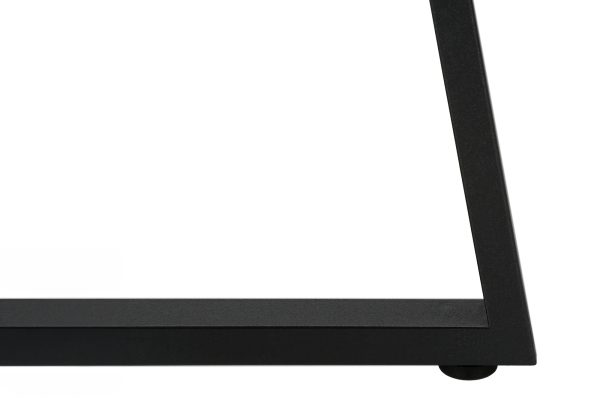 ACCENT TABLE - 22"H / GREY / BLACK METAL