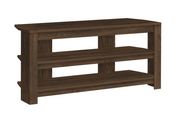 TV STAND - 42"L / DARK WALNUT CORNER
