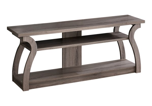 TV STAND - 60"L / DARK TAUPE
