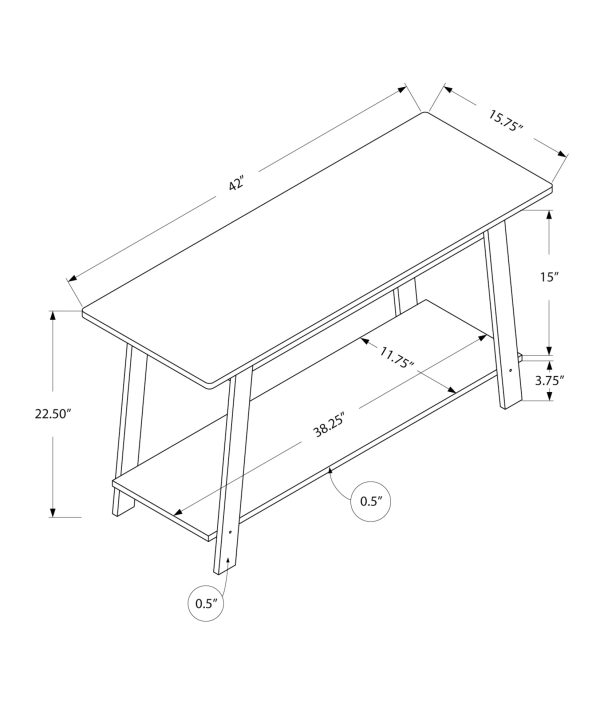 TV STAND - 42"L / GREY