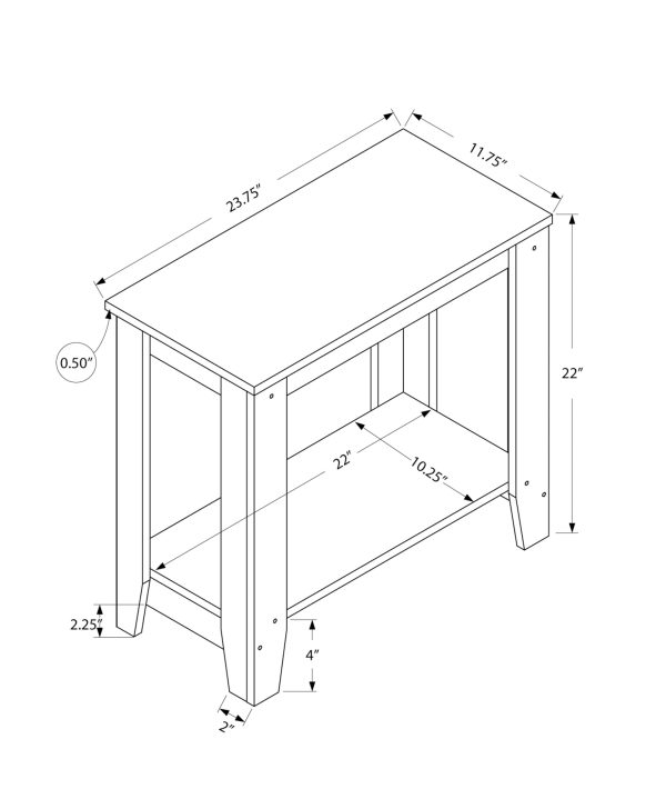 ACCENT TABLE - GREY