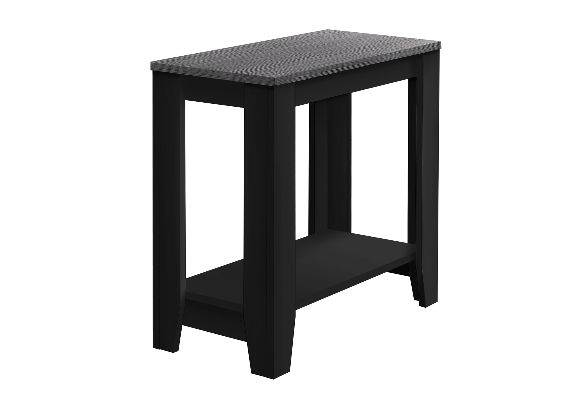 ACCENT TABLE - BLACK / GREY TOP
