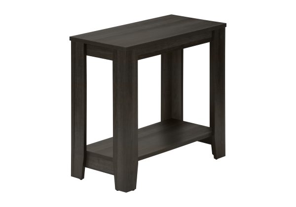 ACCENT TABLE - 22"H / BROWN OAK