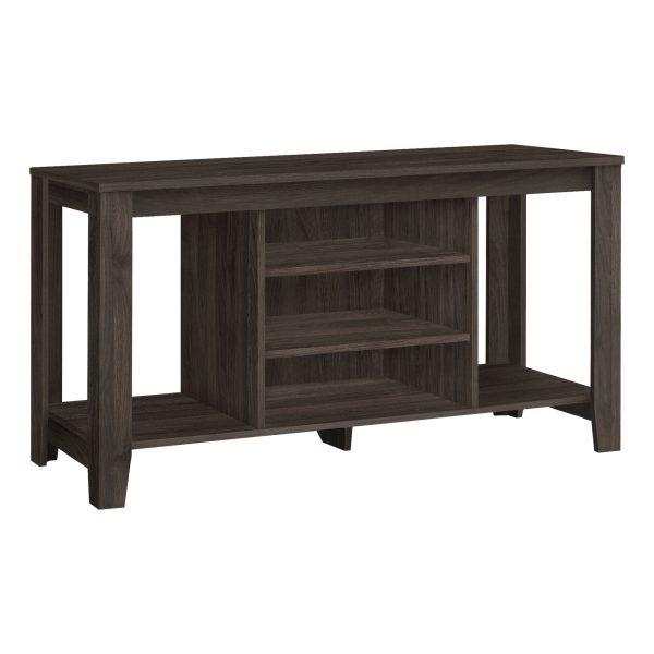TV STAND - 48"L / BROWN OAK