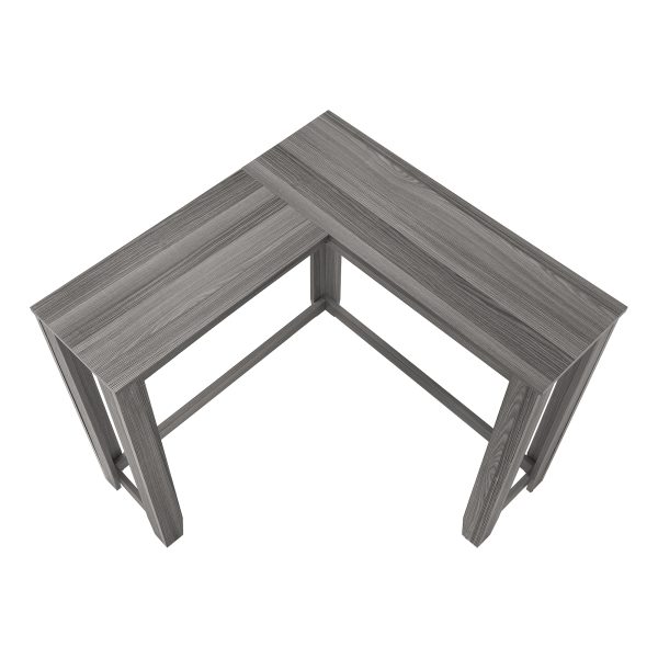 ACCENT TABLE - 36" / GREY CORNER CONSOLE