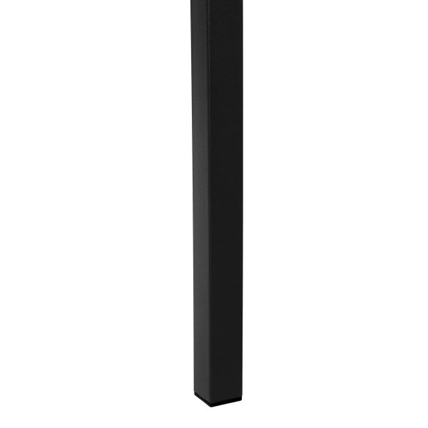 COFFEE TABLE - 40"L / GREY / BLACK METAL