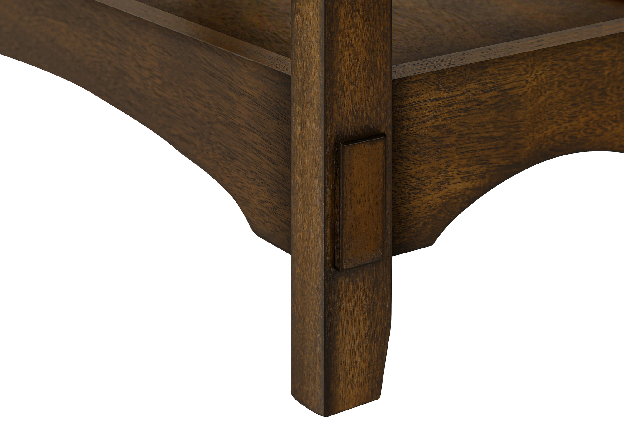 ACCENT TABLE - 24"H / BROWN WALNUT VENEER END TABLE