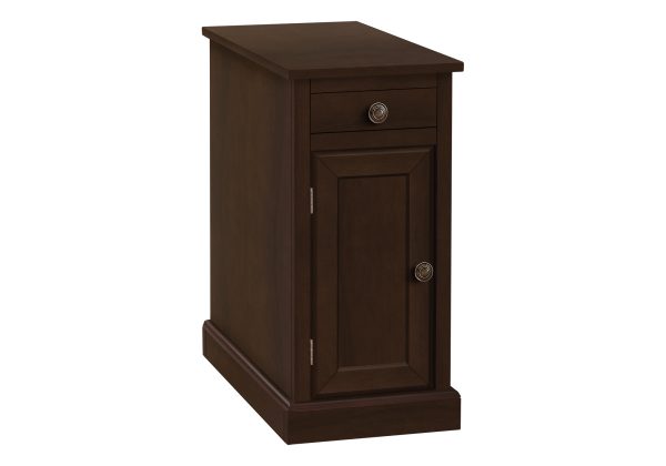 ACCENT TABLE - 24"H / ESPRESSO VENEER END TABLE