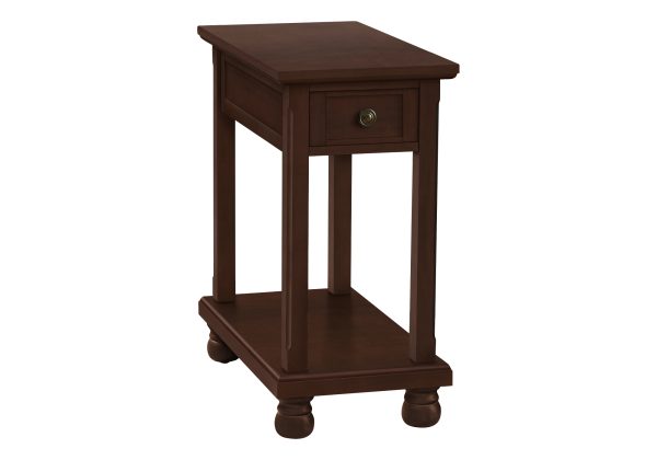 ACCENT TABLE - 24"H / ESPRESSO VENEER END TABLE
