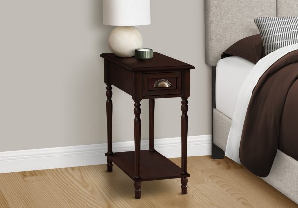 ACCENT TABLE - 24"H / CHERRY VENEER END TABLE