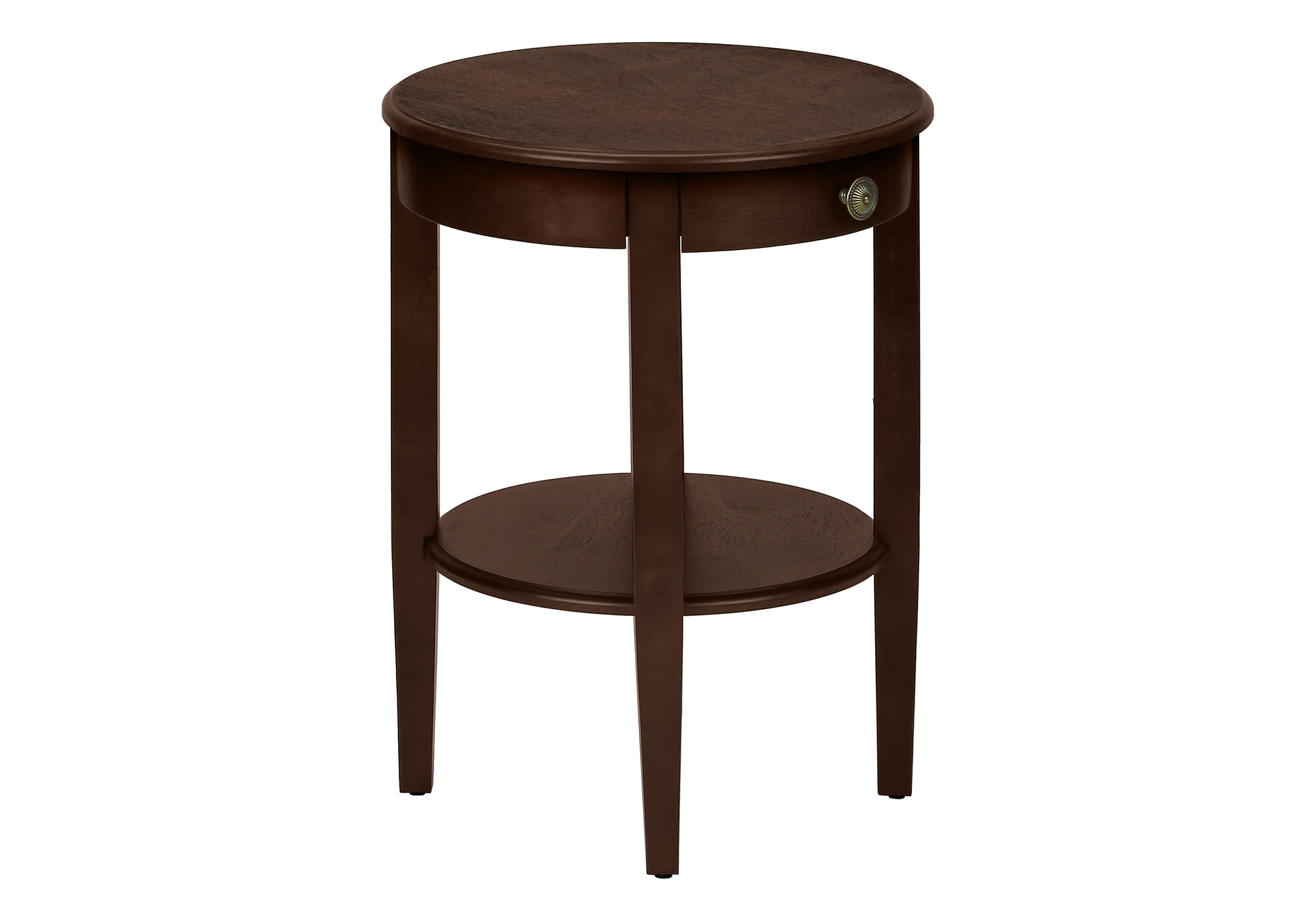 ACCENT TABLE - 23"H / ESPRESSO VENEER END TABLE