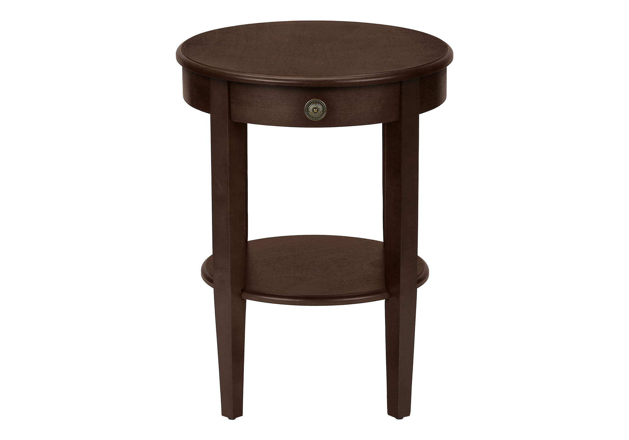 ACCENT TABLE - 23"H / ESPRESSO VENEER END TABLE