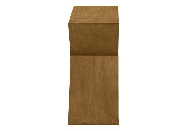 ACCENT TABLE - 24"H / DARK TAUPE VENEER END TABLE