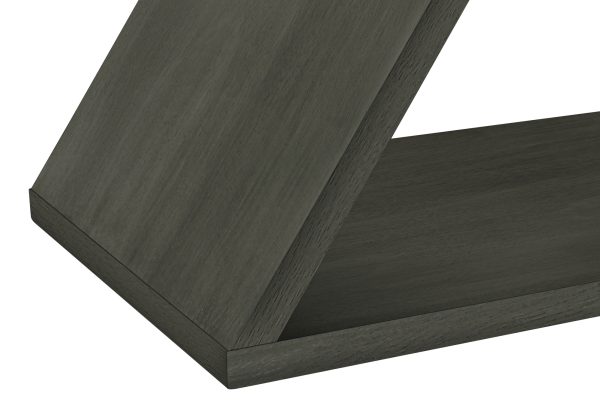 ACCENT TABLE - 24"H / DARK GREEN VENEER END TABLE