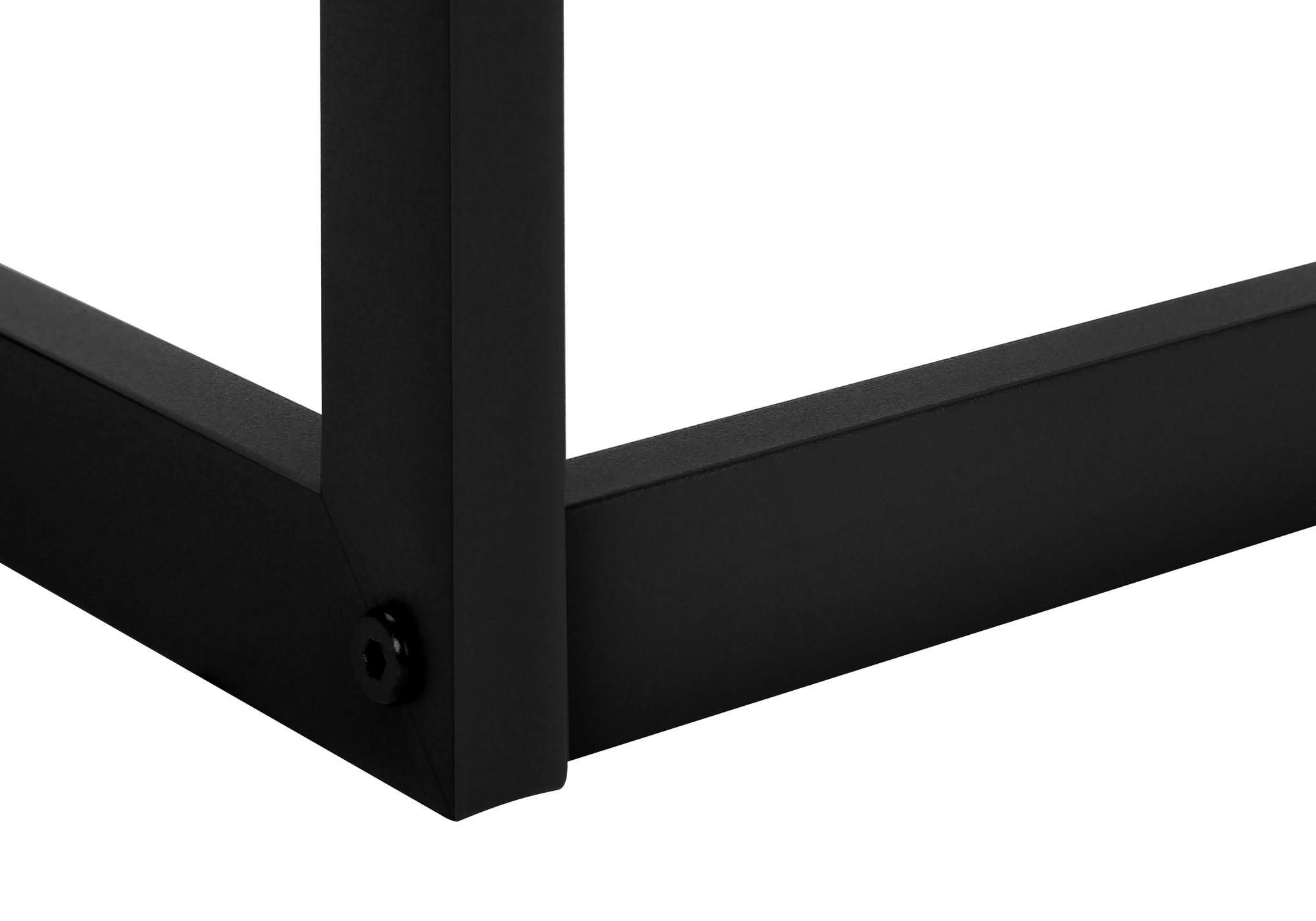 LADDER - 2 STEP STOOL / DARK TAUPE / BLACK METAL