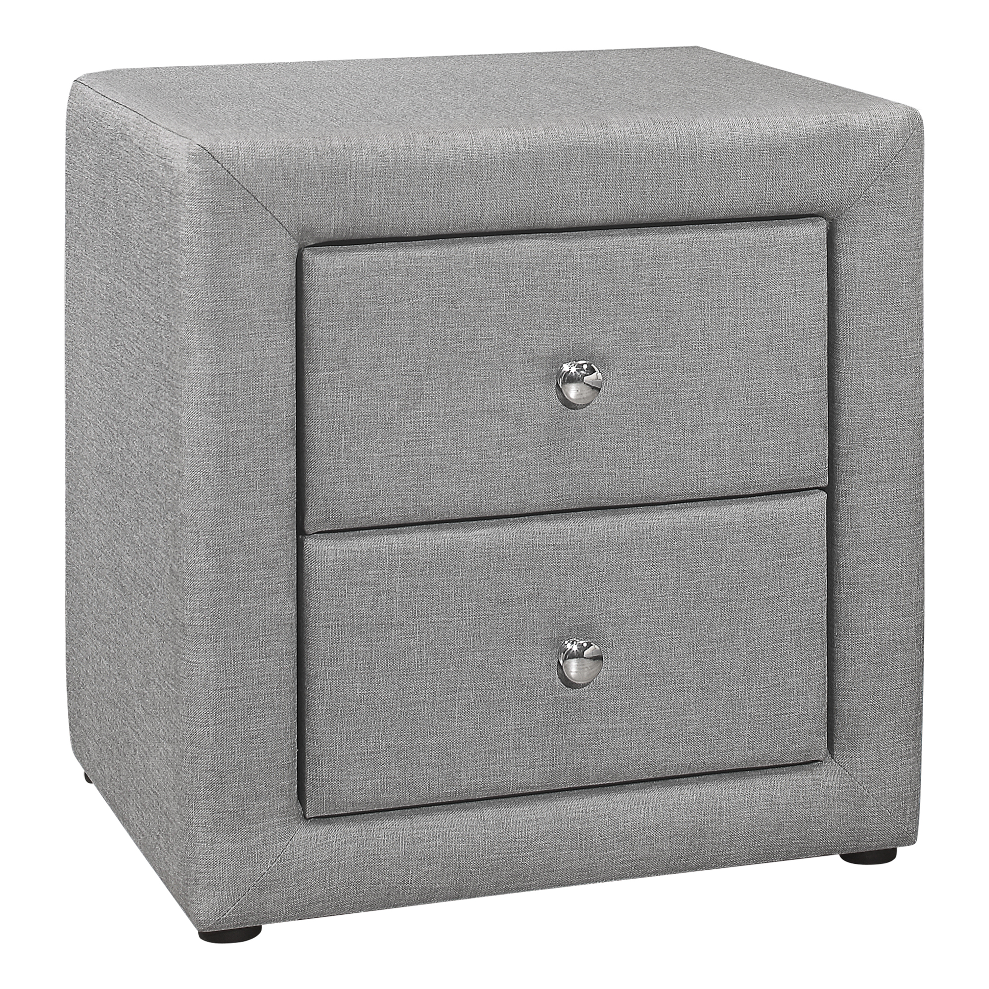 NIGHTSTAND - 21"H / GREY LINEN