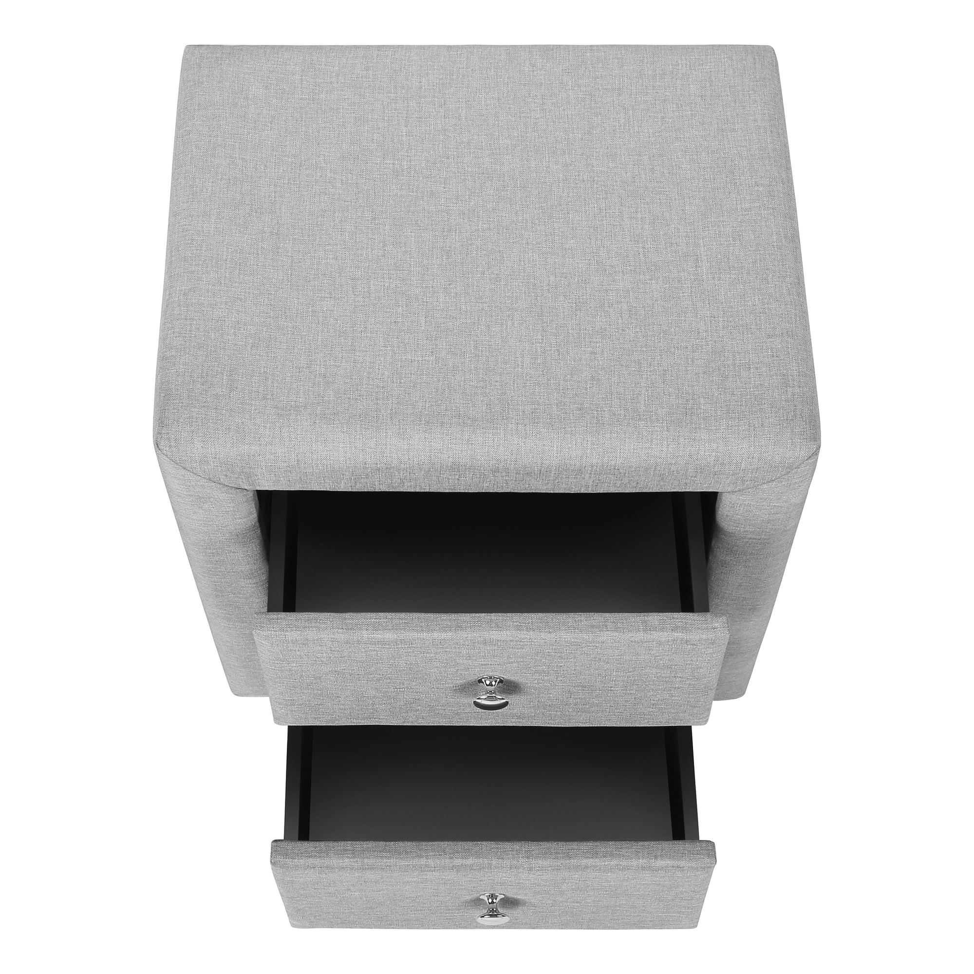 NIGHTSTAND - 21"H / GREY LINEN