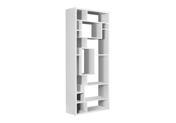 BOOKCASE - 72"H / WHITE