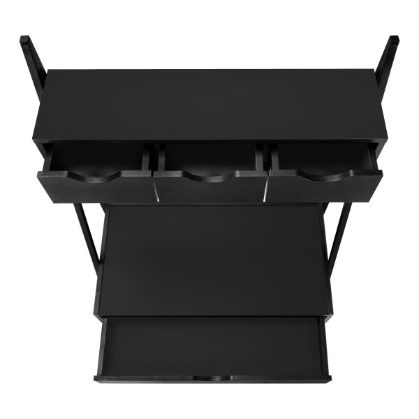 COMPUTER DESK - 32"L / BLACK / BLACK METAL