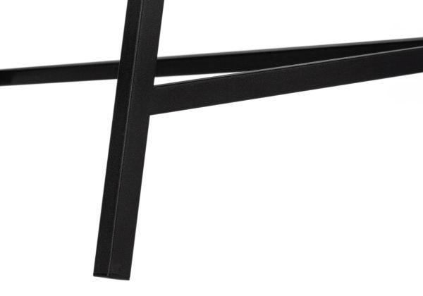 COMPUTER DESK - 32"L / BLACK / BLACK METAL