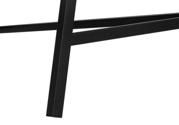 COMPUTER DESK - 32"L / DARK TAUPE / BLACK METAL