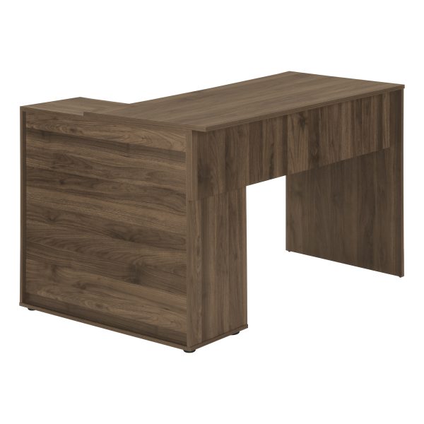 COMPUTER DESK - 46"L / DARK WALNUT / STORAGE CABINET
