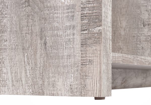 COMPUTER DESK - TAUPE RECLAIMED WOOD L/R FACING CORNER