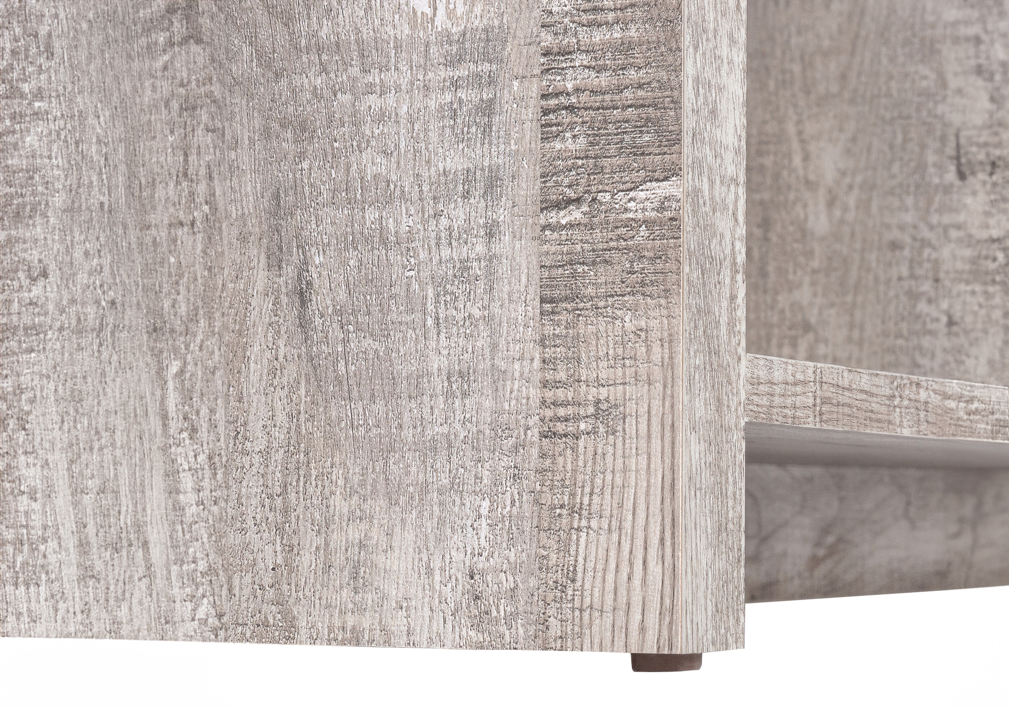 COMPUTER DESK - TAUPE RECLAIMED WOOD L/R FACING CORNER
